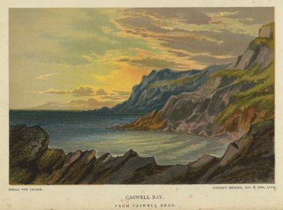 Caswell Bay, vanaf Caswell Road door Unbekannt Unbekannt